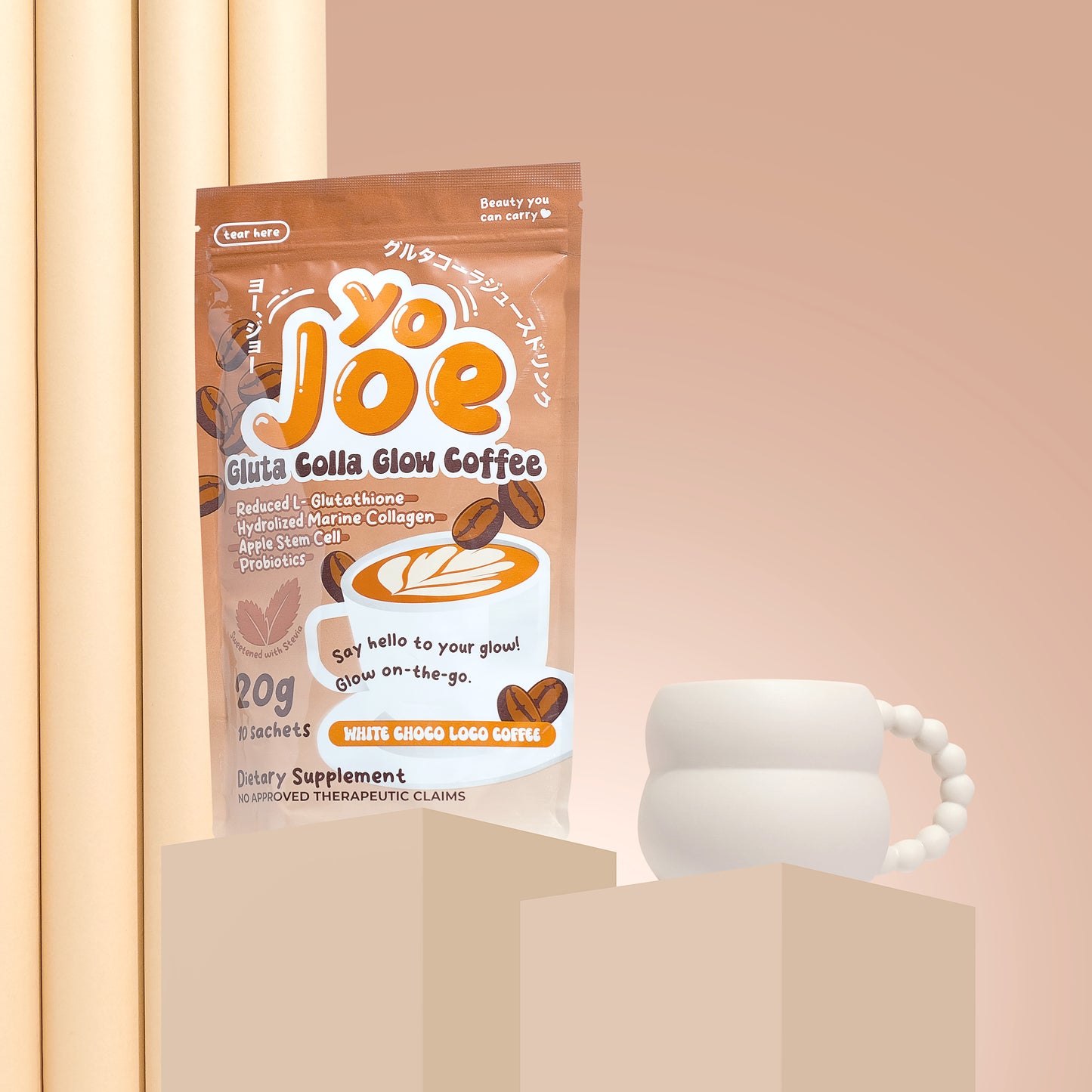 Gluta Colla Glow Coffee (White Choco Loco Coffee)