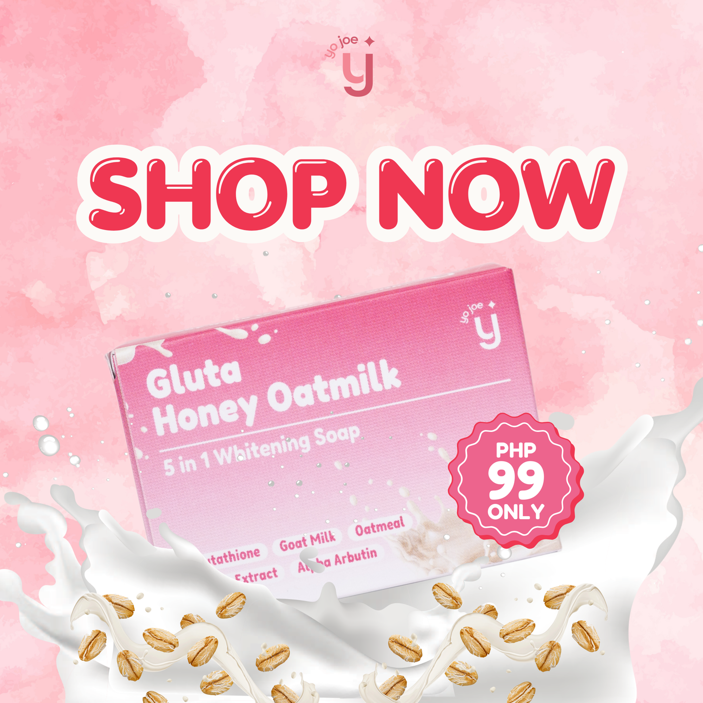Yo Joe Gluta Honey Oatmilk Soap